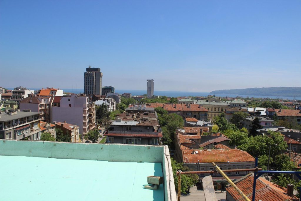 Гледка от покрива - сграда ул. 